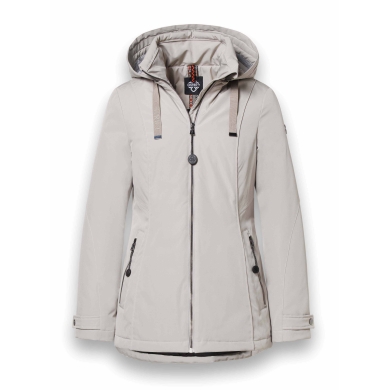 District Winter Jacket Ischgl (with hood, water-repellent) beige ladies