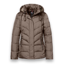 District Montana Winter Jacket (with hood, lined, water-repellent) brown ladies