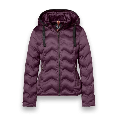 District Winter Jacket Snowbird (with hood, water-repellent) burgundy ladies