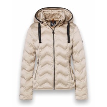 District Winter Jacket Snowbird (with hood, water-repellent) cream ladies