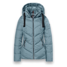 District Winter Jacket Val Thorens (with hood, water-repellent) light blue ladies