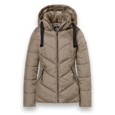 District Winter Jacket Val Thorens (with hood, water-repellent) olive green ladies