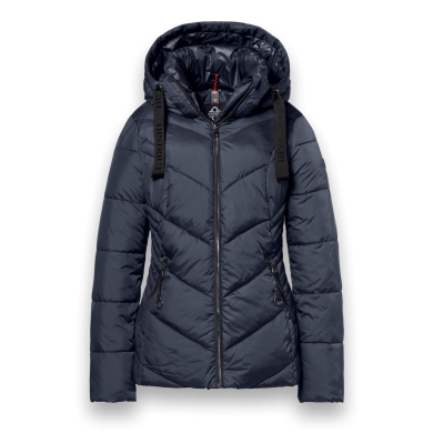 District Winter Jacket Val Thorens (with hood, water-repellent) dark blue ladies