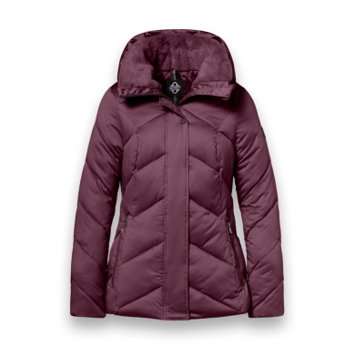 District Winter Jacket Verbier (lined, water-repellent) burgundy ladies