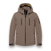District Winter Jacket Wedge with Hood (warm, water-repellent) taupe brown Men's