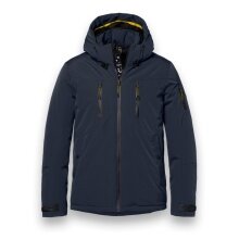 District Winter Jacket Wedge with Hood (warm, water-repellent) navy blue men's