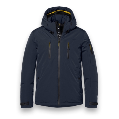 District Winter Jacket Wedge with Hood (warm, water-repellent) navy blue men's