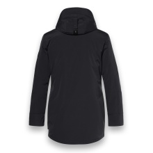 District winter jacket winter with hood (parka, windproof, warm) black men's