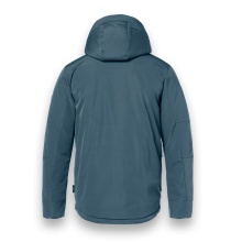 District Winter Jacket Wolf with Hood (windproof, lightweight padding, warm) steel blue men's