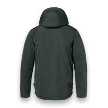 District Winter Jacket Wolf with Hood (windproof, lightweight padding, warm) forest green Men's