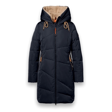 District Winter Coat Courchevel (with hood, water-repellent, windproof) dark blue ladies
