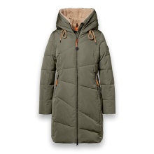 District Winter Coat Courchevel (with hood, water-repellent, windproof) olive green ladies