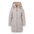 District Winter Coat Courchevel (with hood, water-repellent, windproof) beige ladies