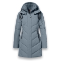 District Winter Coat Zodiac (with hood, warm, water-repellent) mineral blue ladies