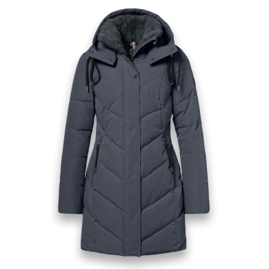 District Winter Coat Zodiac (with hood, warm, water-repellent) navy blue ladies