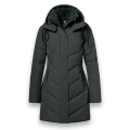 District Winter Coat Zodiac (with hood, warm, water-repellent) dark grey ladies