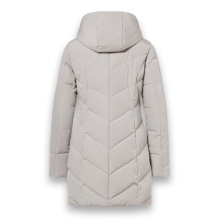 District Winter Coat Zodiac (with hood, warm, water-repellent) beige ladies