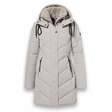 District Winter Coat Zodiac (with hood, warm, water-repellent) beige ladies