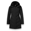 District Winter Coat Zodiac (with hood, warm, water-repellent) black ladies