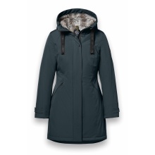 District Winter Coat Parkcity (warm, windproof, water-repellent) dark green ladies