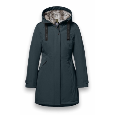District Winter Coat Parkcity (warm, windproof, water-repellent) dark green ladies