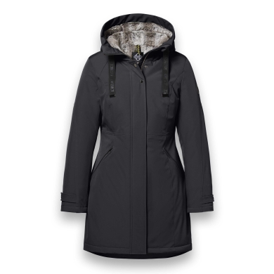 District Winter Coat Parkcity (warm, windproof, water-repellent) black ladies