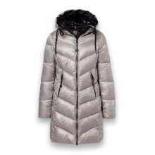 District Winter Coat Sapporo (with hood, water-repellent) light pink ladies