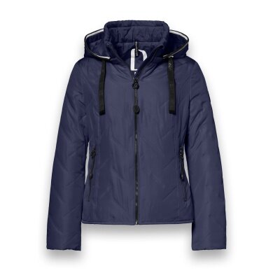 District Transition Jacket Bluebell (with hood, water-repellent) dark blue ladies