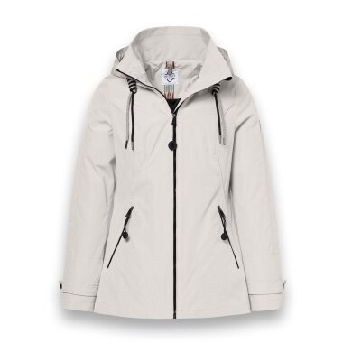 District Transition Jacket Cosmos (with hood, water-repellent) sand brown ladies