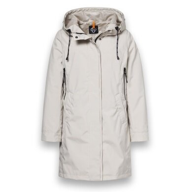 District Transition Jacket Dandelion (Parka, with hood, water-repellent) beige ladies