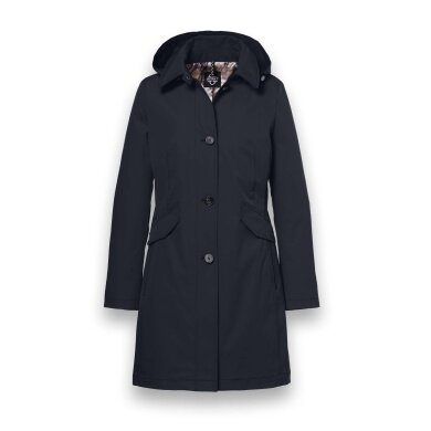 District Transition Jacket (Parka) Lotus with Hood Navy Blue Ladies