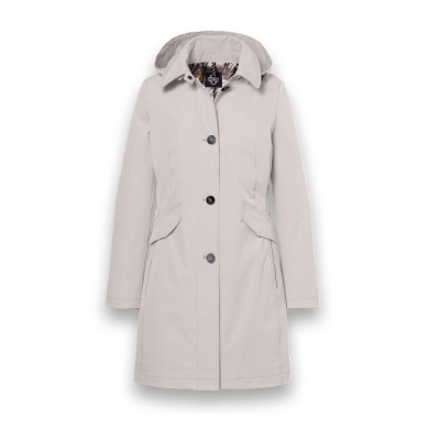 District transitional jacket (parka) Lotus with hood sand brown ladies