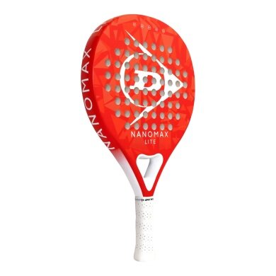 Dunlop Padel Racket Nanomax Lite 350g/Round/Recreational Red