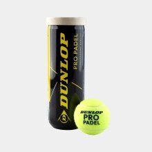 Dunlop Padel Balls Pro Padel Can 3 Pack