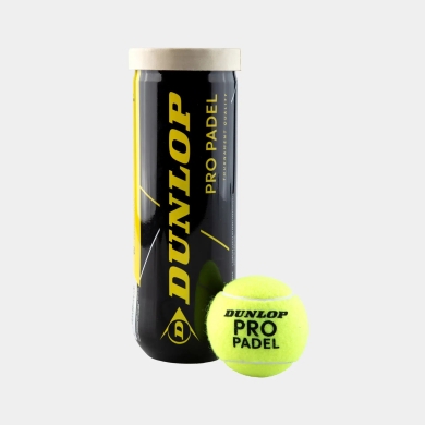 Dunlop Padel Balls Pro Padel Can 3 Pack