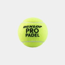 Dunlop Padel Balls Pro Padel Can 3 Pack