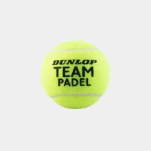 Dunlop Padel Balls Team Padel Can 3 Pack