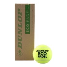 Dunlop Eco Padel Balls 3-Pack