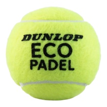 Dunlop Eco Padel Balls 3-Pack