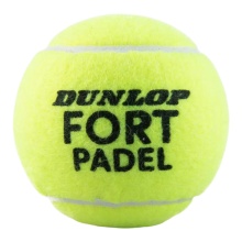 Dunlop Padel Balls Fort Padel 3-Pack