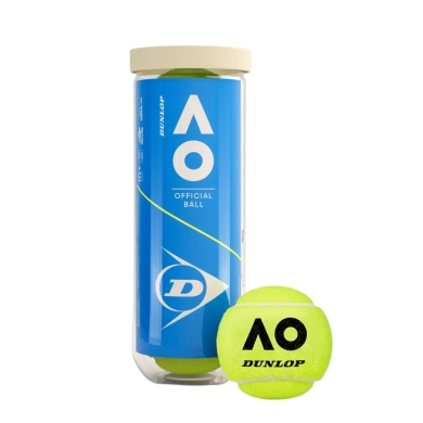 Dunlop Tennis Balls Australian Open Can of 3