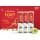 Dunlop Tennis Balls Fort Tournament XMAS Promotion Can 3x4 Pack