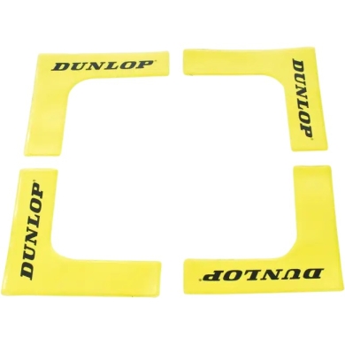 Dunlop marking lines corners yellow - set of 8 pieces
