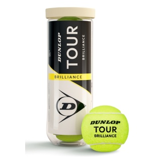 Dunlop Tennis Balls Tour Brilliance Can of 3