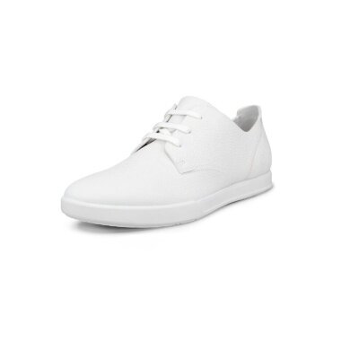 ECCO Leisure Derby Sneakers (ECCO leather) white men's