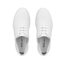 ECCO Leisure Derby Sneakers (ECCO leather) white men's