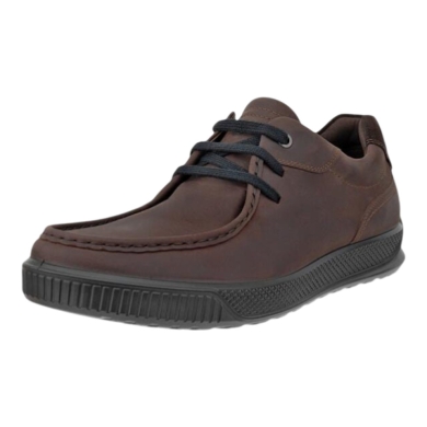 ECCO Everyday Travel Shoes Byway Moc-Toe (Nubuck) dark brown Men's
