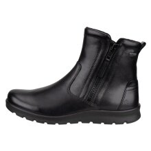 ECCO Barbett Boot Zip GTX Ankle Boots (Premium Leather, Waterproof) Black Ladies