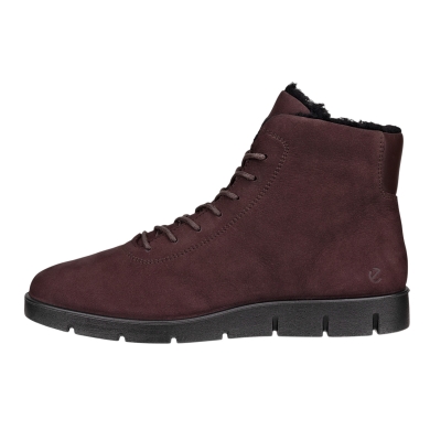 ECCO Winter Boots Bella Boot (Nubuck Leather, Warm) Brown Ladies