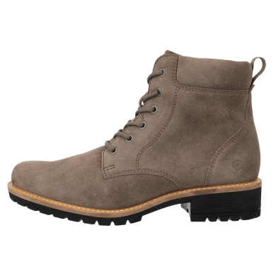 ECCO Elaina Lace Boot (Premium Leather) brown ladies